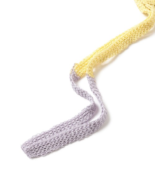 RACAL(ラカル)の「【別注】RACAL / ニット フーディ(ニットキャップ/ビーニー・レディース・ネイビー/イエロー/ホワイト・ONE SIZE)」の15枚目の写真