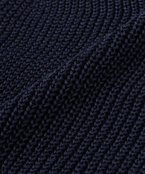 RACAL(ラカル)の「【別注】RACAL / ニット フーディ(ニットキャップ/ビーニー・レディース・ネイビー/イエロー/ホワイト・ONE SIZE)」の4枚目の写真