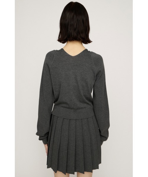 SLY（スライ）の「RIBBON 2P OP リボン ツーピー ワンピース 秋服 冬服（ワンピース・レディース・レッド/ブラック/杢グレー・1/2）」の11枚目の写真