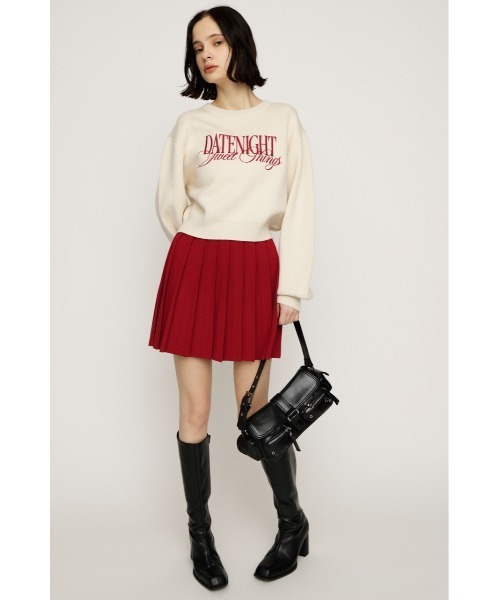 SLY（スライ）の「RIBBON 2P OP リボン ツーピー ワンピース 秋服 冬服（ワンピース・レディース・レッド/ブラック/杢グレー・1/2）」の18枚目の写真