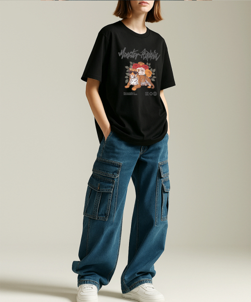 MONSTER REPUBLIC(モンスターリパブリック)の「レオパードガーデンビビッドTシャツブラック_8148(Tシャツ/カットソー・レディース・その他・X-LARGE/SMALL/MEDIUM/LARGE)」の5枚目の写真