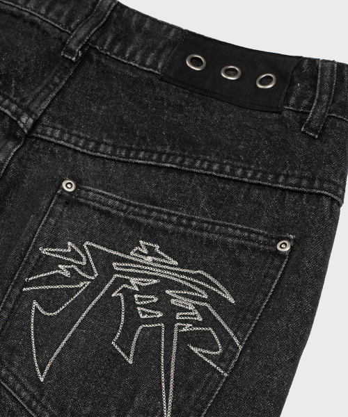SAINTPAIN（セイントペイン）の「SP セントンウォッシングデニムパンツ ブラック（デニムパンツ・レディース・その他・MEDIUM/LARGE）」の6枚目の写真