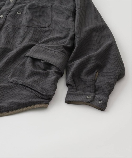 POLIQUANT(ポリクアント)の「【POLIQUANT】THE REVERSIBLE BLOCK-FLEECE SHIRT JACKET(ブルゾン・メンズ・ダークグレー/ブラック・1/2/3)」の6枚目の写真