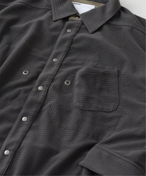 POLIQUANT(ポリクアント)の「【POLIQUANT】THE REVERSIBLE BLOCK-FLEECE SHIRT JACKET(ブルゾン・メンズ・ダークグレー/ブラック・1/2/3)」の7枚目の写真
