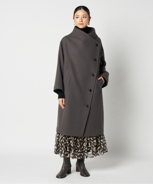 セール】WOOL STAND COLLAR COAT（その他アウター）｜HELIOPOLE