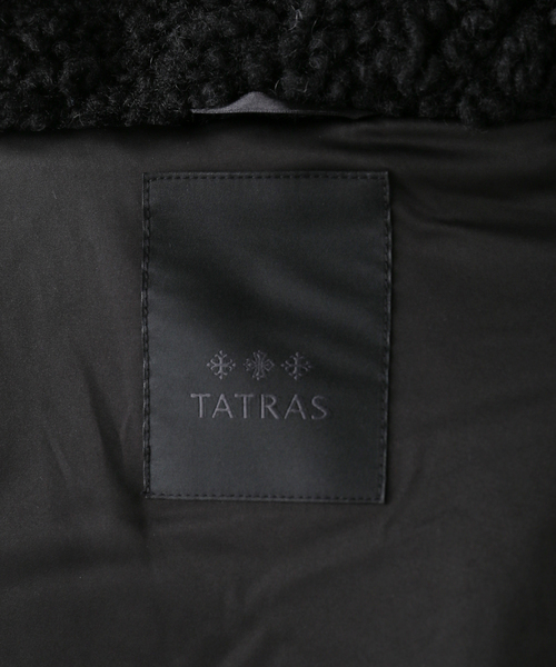 TATRAS CONCEPT STORE(タトラスコンセプトストア)の「【WEB+一部店舗限定】TATRAS / タトラス IPAMA イパマ ボアブルゾン(ブルゾン・レディース・ブラック/チャコールグレー・SMALL/MEDIUM)」の14枚目の写真