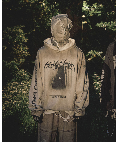 SCHISM INDUCING（スキズムインデューシング）の「EMO HOODIE GREY（パーカー・レディース・その他・MEDIUM/LARGE）」の8枚目の写真