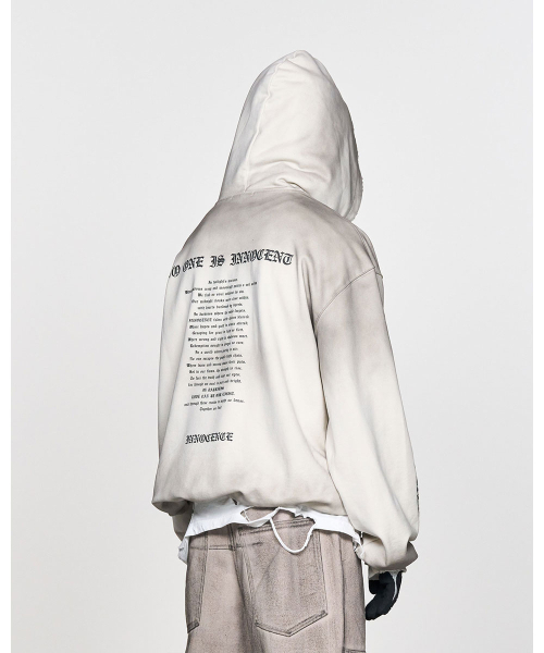 SCHISM INDUCING（スキズムインデューシング）の「EMO HOODIE GREY（パーカー・レディース・その他・MEDIUM/LARGE）」の15枚目の写真