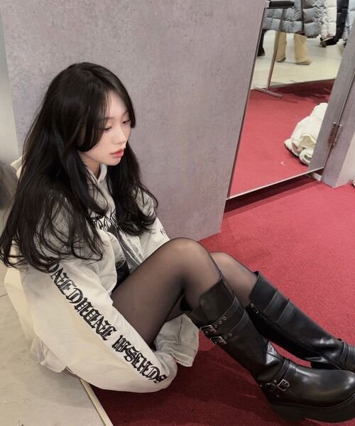 SCHISM INDUCING（スキズムインデューシング）の「EMO HOODIE GREY（パーカー・レディース・その他・MEDIUM/LARGE）」の16枚目の写真