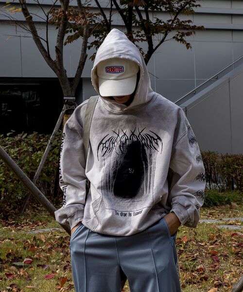 SCHISM INDUCING（スキズムインデューシング）の「EMO HOODIE GREY（パーカー・レディース・その他・MEDIUM/LARGE）」の17枚目の写真