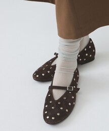 Ray BEAMS | REMME /  スエード ワンストラップ シューズ(バレエシューズ)