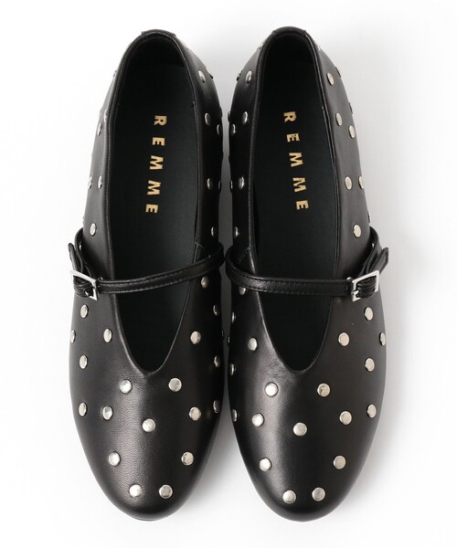 Ray BEAMS(レイビームス)の「REMME / スエード ワンストラップ シューズ(バレエシューズ・レディース・ブラック/ダークブラウン・36/37/38/39)」の20枚目の写真