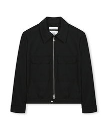 BESLOW（ビースロー）の「[Bislow X Fashion Tube Sack] MILITARY ZIP-UP SHORT JACKET BLACK（その他アウター・メンズ）」