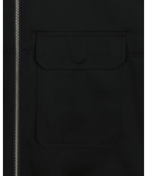 BESLOW(ビースロー)の「【ビスローXファッションチューブ削型】MILITARY ZIP-UP SHORT JACKET BLACK(その他アウター・レディース・その他・SMALL/MEDIUM/LARGE/X-LARGE)」の4枚目の写真