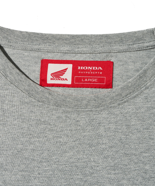 PHYPS MOTORCYCLE（フィップスモーターサイクル）の「Honda Small Wing Racing Long sleeve_Gray（Tシャツ/カットソー・レディース・その他・SMALL/MEDIUM/LARGE/X-LARGE）」の9枚目の写真
