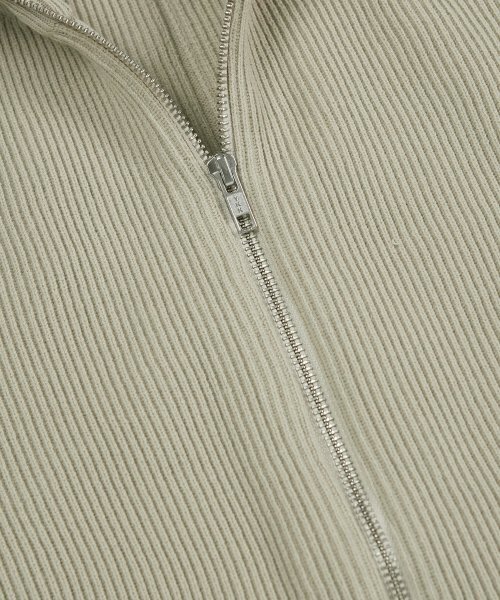DRAW FIT（ドローフィット）の「ソフトPBTツーウェイフルジップニット[SAND BEIGE]（ニット/セーター・メンズ・その他・MEDIUM/LARGE/X-LARGE）」の3枚目の写真