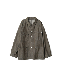 HORLISUN（ホーリーサン）の「Painter Denim Chore Jacket Olive（デニムジャケット）」