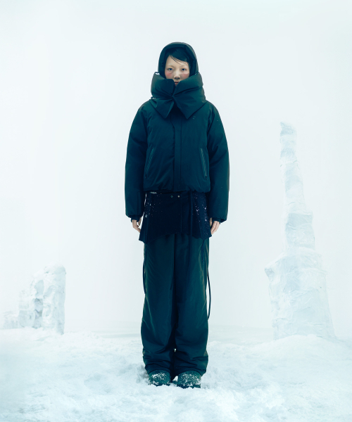 OJOS(オホス)の「Fleece Lined Nylon Pants / Black(その他パンツ・レディース・その他・2/3/1)」の2枚目の写真