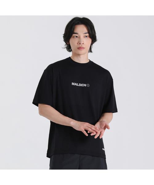 MALDEN(モールデン)の「コットンライクランニングショートスリーブ(Tシャツ/カットソー・レディース・チャコール/ブラック・SMALL/MEDIUM/LARGE/X-LARGE)」の1枚目の写真