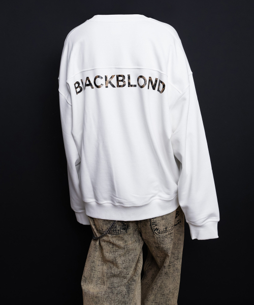 BLACK BLOND(ブラック ブロンド)の「ビビディレオパードクラシックスマイルロゴスウェットシャツ(ホワイト)(スウェット・レディース・その他・MEDIUM/LARGE/X-LARGE)」の3枚目の写真