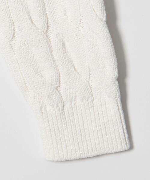 Steven Alan（スティーブンアラン）の「＜Steven Alan＞コットン ケーブル ニット（ニット/セーター・レディース・ネイビー/オフホワイト・FREE）」の21枚目の写真