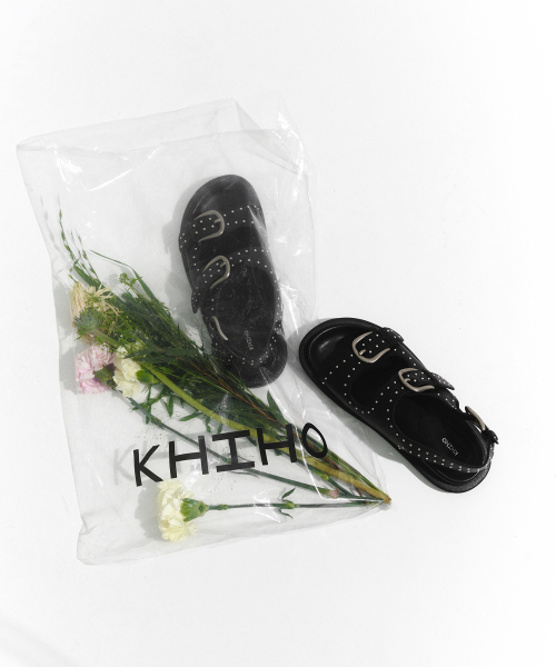 KHIHO（キホ）の「トリニティバックルサンダルブラック（サンダル・レディース・ブラック・23cm/23.5cm/24cm/24.5cm/25cm）」の8枚目の写真