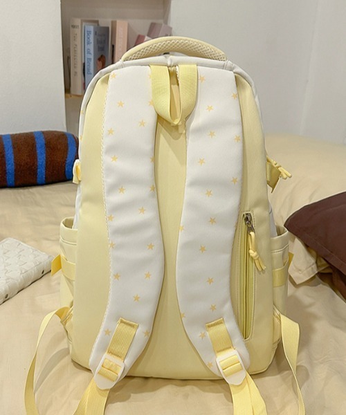 pyornim(ピョルニム)の「【A4サイズ対応】【大容量】スター柄 多機能 クリアポケット バックパック リュック 推し活 ぬい活(バックパック/リュック・レディース・ブルー/ブラック/イエロー/ピンク・F)」の14枚目の写真