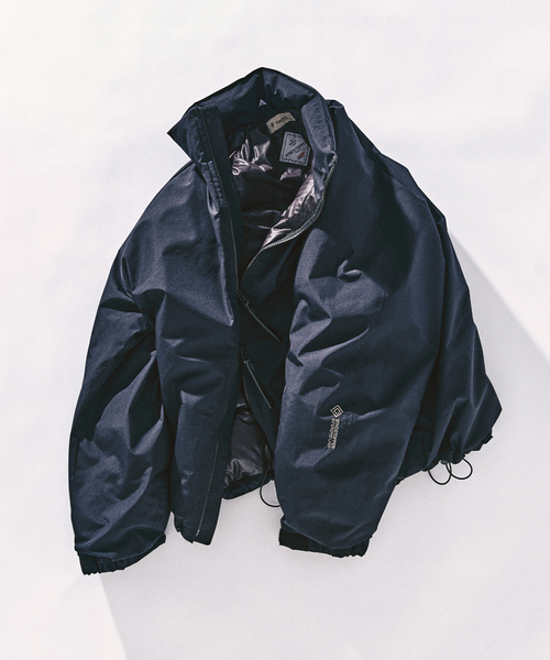 417 EDIFICE（フォーワンセブンエディフィス）の「GORE-TEX FOXFIRE 417別注ダウンジャケット（ダウンジャケット/コート・メンズ・ネイビー/ブラック・LARGE/MEDIUM）」の7枚目の写真