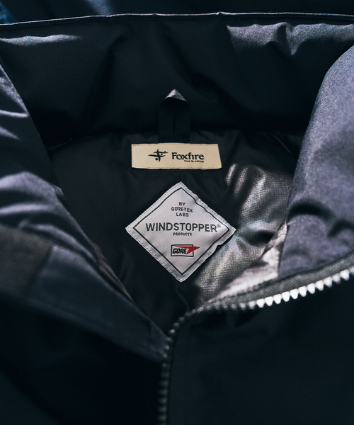 417 EDIFICE（フォーワンセブンエディフィス）の「GORE-TEX FOXFIRE 417別注ダウンジャケット（ダウンジャケット/コート・メンズ・ネイビー/ブラック・LARGE/MEDIUM）」の12枚目の写真