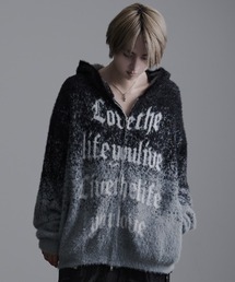 SILVER BULLET（シルバーバレット）の「『CavariA/キャバリア』ロゴシャギーニットZIPパーカー（パーカー・メンズ）」