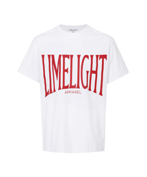 LIMELIGHT APPAREL（ライムライトアパレル）の「アパレルビッグロゴTシャツ（ホワイト/レッド）（Tシャツ/カットソー）」