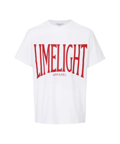 LIMELIGHT APPAREL(ライムライトアパレル)の「アパレルビッグロゴTシャツ(ホワイト/レッド)(Tシャツ/カットソー・メンズ・その他・LARGE)」の1枚目の写真