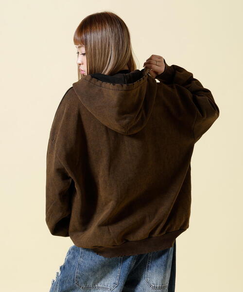 SIS（エスアイエス）の「SIS/エスアイエス/Short Zip Hoodie（パーカー・レディース・ブラック・L）」の4枚目の写真