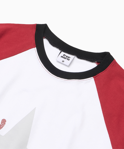 FREEMARIO（フリーマリオ）の「90Sヴィンテージスター レグランロングスリーブ [レッド]（Tシャツ/カットソー・レディース・レッド・MEDIUM/LARGE）」の2枚目の写真