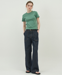 MOTT（モット）の「Pocket Edition Non-Fade Wide Denim - Navy（デニムパンツ）」