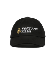 FORTLEEFILES（フォートリーファイルズ）の「FLF ティルトロゴボールキャップ（ブラック）（キャップ）」
