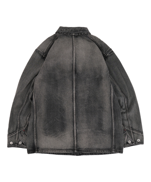 BONRROW(ボンロウ)の「40s Vintage Coverall Jacket_Beach Black(デニムジャケット・メンズ・その他・MEDIUM/LARGE)」の4枚目の写真