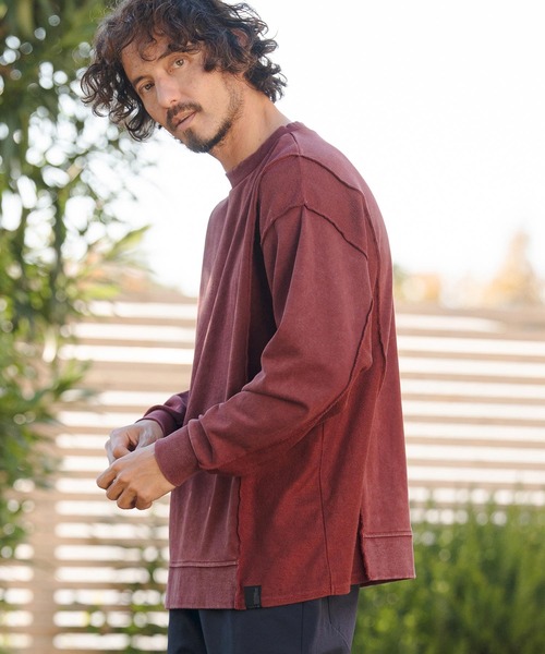 CAMBIO（カンビオ）の「msw1823- Chemical Wash CVC Sweat Pullover スウェット(PF-261-008)（スウェット・メンズ・ブラック/ワイン/ブルー・M/L）」の14枚目の写真