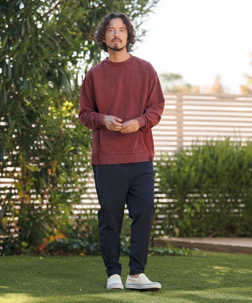 CAMBIO（カンビオ）の「msw1823- Chemical Wash CVC Sweat Pullover スウェット(PF-261-008)（スウェット・メンズ・ブラック/ワイン/ブルー・M/L）」の17枚目の写真