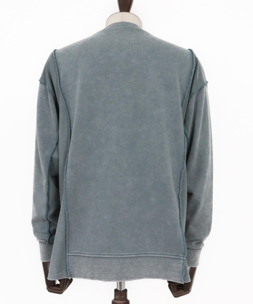 CAMBIO（カンビオ）の「msw1823- Chemical Wash CVC Sweat Pullover スウェット(PF-261-008)（スウェット・メンズ・ブラック/ワイン/ブルー・M/L）」の22枚目の写真