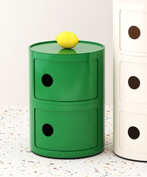 コンテンポラリーオープン収納チェスト2段（家具）｜Made in I（メイド