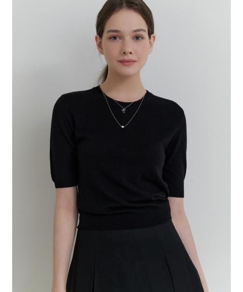 RE_L(リエル)の「Sandy half knit (black)(ニット/セーター・レディース・その他・FREE)」の5枚目の写真