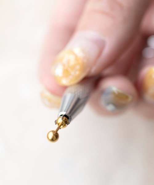 Cream dot.（クリームドット）の「【サージカルステンレス】小さなキャッチもしっかりロック！ボールグラッパー（ピアス（両耳用）・レディース・シルバー・ONE SIZE）」の8枚目の写真