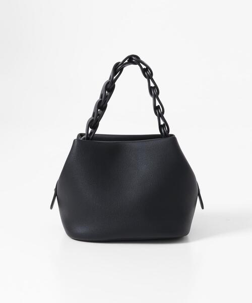 SENSE OF PLACE by URBAN RESEARCH（センスオブプレイスバイアーバンリサーチ）の「チェーンハンドルパフバッグ（ショルダーバッグ・レディース・アイボリー/ライトブルー/ブラック・ONE）」の22枚目の写真