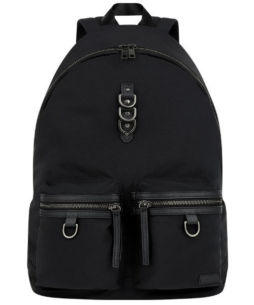 MAHAGRID(マハグリッド)の「『mahagrid/マハグリッド』 Two-Pocket Backpack/ツーポケットバックパック(バックパック/リュック・レディース・アイボリー/ブラック・FREE)」の5枚目の写真