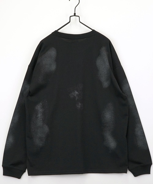 L'atelier(ラトリエ)の「グラフィック Tシャツ 長袖 Tシャツ(Tシャツ/カットソー・メンズ・チョコ/ブラック系その他/ブラック・L/M/LL)」の5枚目の写真
