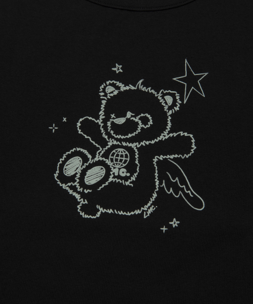 LMCの「WM DOODLE BEAR LONG SLV TEE black（Tシャツ/カットソー・レディース・その他・S/M）」の6枚目の写真