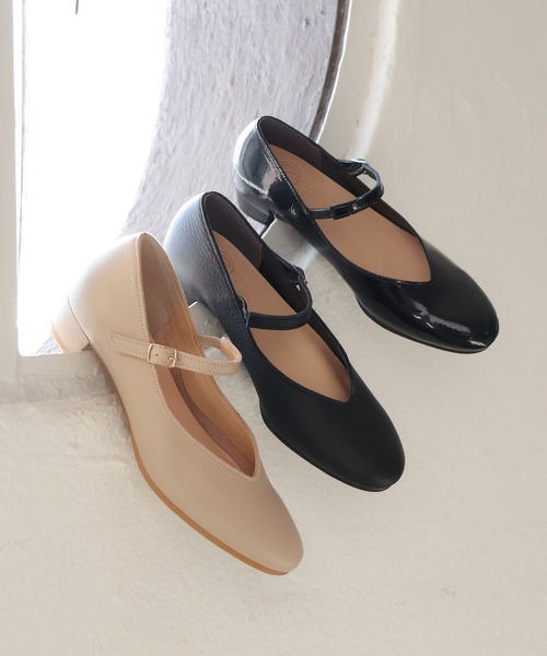 ENあしながおじさん（エンアシナガオジサン）の「防水│ストラップパンプス　3760009（パンプス・レディース・クリアブラック/ベージュ/ブラック・22.5cm/24.5cm/24cm/23.5cm/23cm）」の22枚目の写真