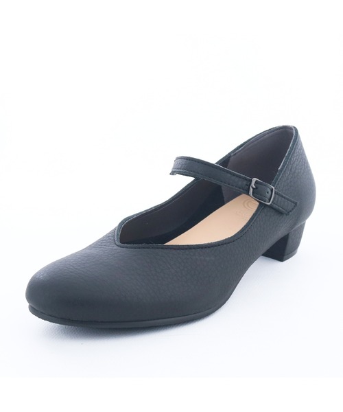 ENあしながおじさん（エンアシナガオジサン）の「防水│ストラップパンプス　3760009（パンプス・レディース・クリアブラック/ベージュ/ブラック・22.5cm/24.5cm/24cm/23.5cm/23cm）」の4枚目の写真