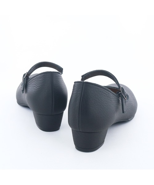 ENあしながおじさん（エンアシナガオジサン）の「防水│ストラップパンプス　3760009（パンプス・レディース・クリアブラック/ベージュ/ブラック・22.5cm/24.5cm/24cm/23.5cm/23cm）」の10枚目の写真